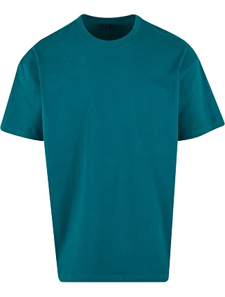 Build your Brand BY 102 Oversize tričko z těžké bavlny 56.0102 retro green Build your Brand BY 102 Oversize tričko z těžké bavlny 56.0102 retro green