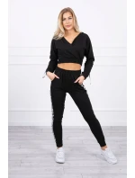 Sada s ozdobnými stuhami černé barvy Sada s ozdobnými stuhami černé barvy