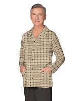 Pánské pyžamo Martel 403 Antoni III délka/r 3XL-4XL pyžamo na zip