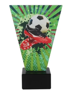 Skleněná fotbalová trofej Triumph