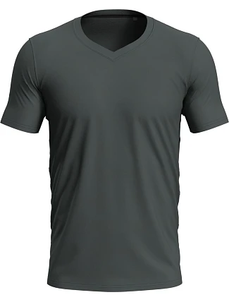 Stedman Stretch-T V-neck Pánské tričko s výstřihem do V 05.9610 slate grey
