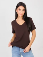 Tričko RV TS A1095.33 tmavě hnědé