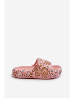 Dětské lehké papuče s růžovými medvídky značky Evitrapa