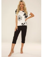 Pyžamo De Lafense 743 Elle kr/r S-2XL Pyžamo De Lafense 743 Elle kr/r S-2XL