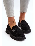Dámské mokasíny s černým páskem Flanila Dámské mokasíny s černým páskem Flanila