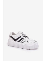 Dámské Tenisky Na Platformě Bílo-Černé Ofenale