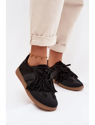 Dámské tenisky s třásněmi Černé Dorivelle