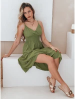 MISSBREEZE FashionStreet zelené midi šaty EY2623