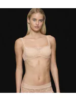 Dámská podprsenka Body Make-Up Illusion Lace Balconette - BROWN - sv. hnědá 00NZ - TRIUMPH