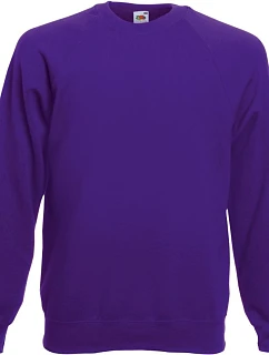 Fruit of the Loom Classic Raglan Sweat Raglánová mikina 16.2216 purple
