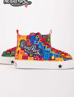 Tenisky Pol'and'Rock Festival X Big Star SS174504 Zeleno-žluté