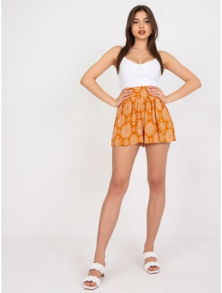 Šortky D73771M62238KA tmavě oranžová