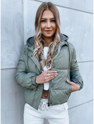 Dámská prošívaná bunda KHALEESI zelená FashionStreet TY3876