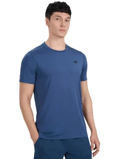 Pánské tričko 4F FNK M1521 denim 4FWAW25TFTSM1521 32S pánské