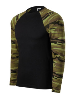 Tričko Malfini Camouflage LS M MLI-16634 camouflage green pánské