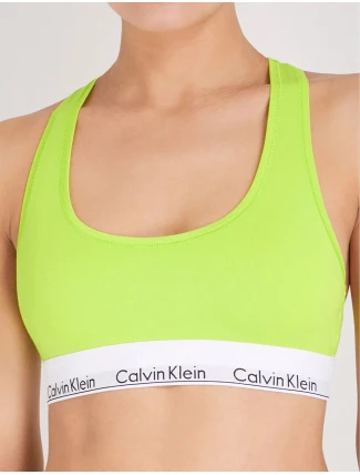 Sportovní podprsenka F3785E - ZIR - Neon žlutá - Calvin Klein Sportovní podprsenka F3785E - ZIR - Neon žlutá - Calvin Klein