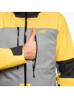 Pánská lyžařská bunda H4Z22 žluto-černá - 4F