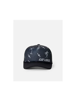 Dětská kšiltovka RIP CURL Weekender Trucker – pro chlapce, černá Dětská kšiltovka RIP CURL Weekender Trucker – pro chlapce, černá