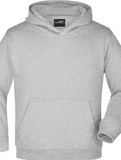 Daiber JN 47K Dětská mikina s kapucí 02.047K grey heather