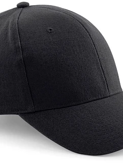 Beechfield B 65 6 panelová kšiltovka "Pro Style" 53.0065 black