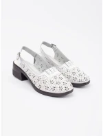 Moderní bílé dámské sandály Obcas Moderní bílé dámské sandály Obcas