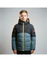 Trollkids Dětská zimní bunda s kapucí Gryllefjord zateplená nepromokavá modrá (365-620)