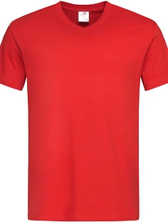 Stedman Classic-T V-neck Tričko s výstřihem do V 05.2300 scarlet red