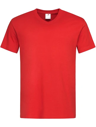 Stedman Classic-T V-neck Tričko s výstřihem do V 05.2300 scarlet red Stedman Classic-T V-neck Tričko s výstřihem do V 05.2300 scarlet red