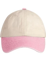 Beechfield B 673 6 panelová nízkoprofil kontrastní kšiltovka 53.0673 natural/vintage dusky pink Beechfield B 673 6 panelová nízkoprofil kontrastní kšiltovka 53.0673 natural/vintage dusky pink