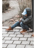 Dětské zateplené trekové boty Trapery Camel Big Star MM374202