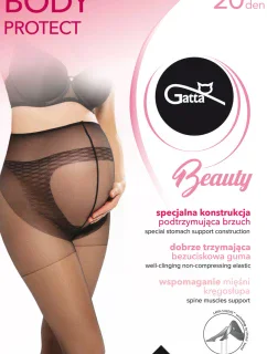 BODY PROTECT - Těhotenské punčochové kalhoty 20 DEN - GATTA
