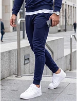 Pánské tmavě modré tepláky FashionStreet AX0678 Pánské tmavě modré tepláky FashionStreet AX0678