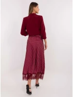 Sukně MI SD 4213.52 bordó