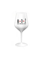 MÁM DOKONALOU ŽENU - bílá nerozbitná sklenice na víno 470 ml MÁM DOKONALOU ŽENU - bílá nerozbitná sklenice na víno 470 ml