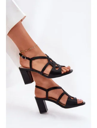 Sandály na podpatku  model 212836 Step in style