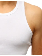 Pánské tílko bez potisku bílé FashionStreet RX3497