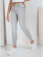 Dámské push up džíny světle šedé FashionStreet UY2829