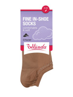 Dámské nízké ponožky FINE IN-SHOE SOCKS - BELLINDA - bílá