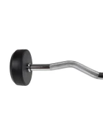 Činka/pevná pogumovaná zlomená činka 35 kg HMS GSL35