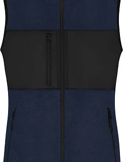 Daiber JN 1309 Dámská fleecová vesta 02.1309 navy/black