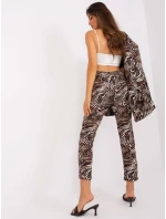 DHJ kalhoty SP 13926 6.60P černá béžová