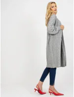 Dámský svetr LO SW LK 3001 kardigan.82P šedý Dámský svetr LO SW LK 3001 kardigan.82P šedý