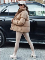 Dámská prošívaná zimní bunda LARO béžová FashionStreet TY4582