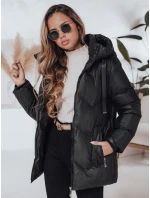 Dámská zimní bunda SALVONA černá prošívaná FashionStreet TY4997 Dámská zimní bunda SALVONA černá prošívaná FashionStreet TY4997