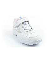Fila Skye V dětská sportovní obuv pro dívky na suchý zip bílá