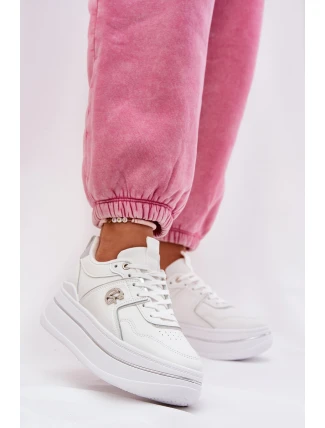 Dámské Sportovní Boty Na Platformě Bílé Caldeno