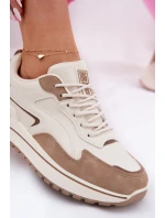 Dámské sneakers Big Star RR274A216 HI-POLY SYSTEM Béžové