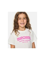 Dětské tričko RIP CURL Surf Puff Relaxed Tee – Girl, bílé Dětské tričko RIP CURL Surf Puff Relaxed Tee – Girl, bílé