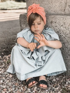 Dětské Pletené Sandály Černé Bailly