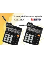 Kancelářská kalkulačka ELEVEN SDC-810NR černá nahrazuje Citizen